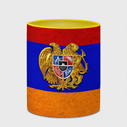 Кружка 3D Армения, цвет: 3D-белый + желтый — фото 2