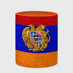 Кружка 3D Армения, цвет: 3D-белый + оранжевый — фото 2