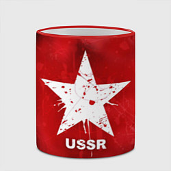 Кружка 3D USSR Star, цвет: 3D-красный кант — фото 2