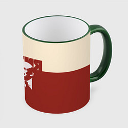 Кружка 3D Партия, цвет: 3D-зеленый кант