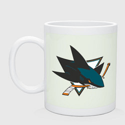 Кружка керамическая San Jose Sharks, цвет: фосфор