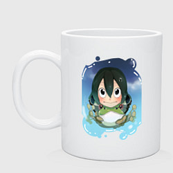 Кружка керамическая Моя геройская академия, цвет: белый