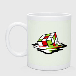 Кружка керамическая Кубик рубика, цвет: фосфор
