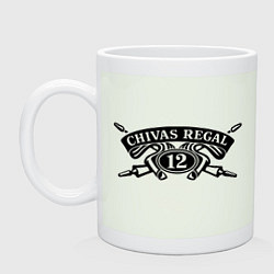 Кружка керамическая Chivas Regal logo, цвет: фосфор