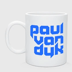 Кружка керамическая Paul van Dyk: Filled, цвет: белый