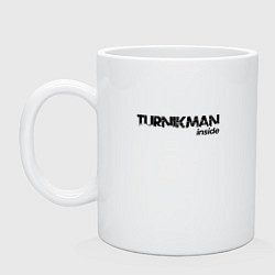 Кружка керамическая Turnikman Inside, цвет: белый