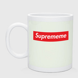 Кружка керамическая Suprememe, цвет: фосфор