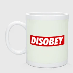 Кружка керамическая Disobey, цвет: фосфор