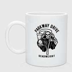 Кружка керамическая Parkway Drive: Deadweight, цвет: белый