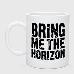 Кружка керамическая Bring me the horizon, цвет: белый