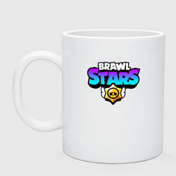 Кружка керамическая BRAWL STARS, цвет: белый