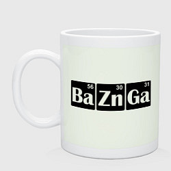 Кружка керамическая Bazinga, цвет: фосфор