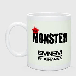 Кружка керамическая Eminem: The Monster, цвет: фосфор
