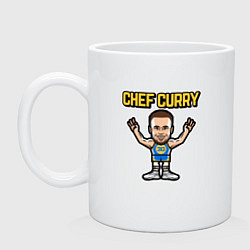 Кружка керамическая Chef Curry, цвет: белый
