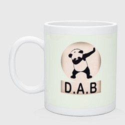 Кружка керамическая DAB Panda, цвет: фосфор