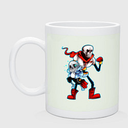 Кружка керамическая UNDERTALE, цвет: фосфор