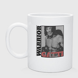 Кружка керамическая Warrior Gatti, цвет: белый