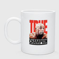 Кружка керамическая True Champion, цвет: белый