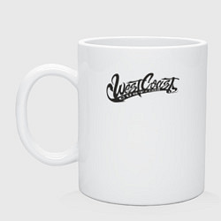 Кружка керамическая West Coast Customs, цвет: белый