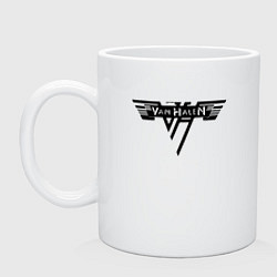 Кружка керамическая Van Halen, цвет: белый