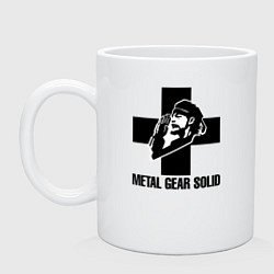 Кружка керамическая Metal Gear Solid, цвет: белый