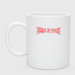 Кружка керамическая Cradle of Filth, цвет: белый