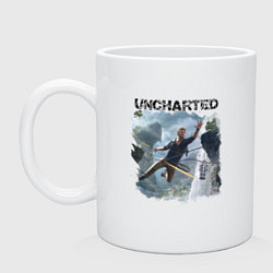 Кружка керамическая UNCHARTED, цвет: белый