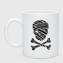 Кружка Череп и кости в бинтах