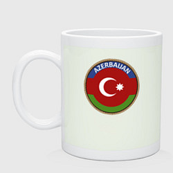 Кружка керамическая Азербайджан, цвет: фосфор
