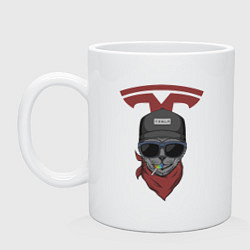Кружка керамическая TESLA ТЕСЛА Z, цвет: белый