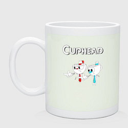 Кружка керамическая Cuphead, цвет: фосфор