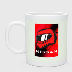 Кружка керамическая Nissan - Paint, цвет: фосфор