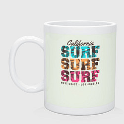Кружка керамическая Surf, цвет: фосфор