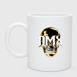 Кружка керамическая DMX Skull, цвет: белый