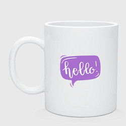 Кружка Приветствие на английском