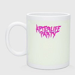 Кружка керамическая Afterlife Party, цвет: фосфор