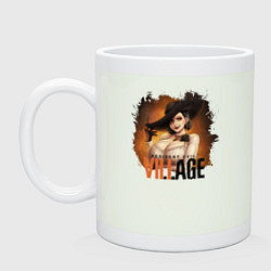 Кружка керамическая Resident Evil Village Lady, цвет: фосфор