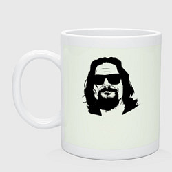 Кружка керамическая Большой Лебовски Big Lebowski, цвет: фосфор