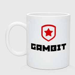 Кружка керамическая Gambit, цвет: белый