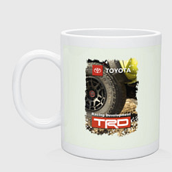 Кружка керамическая Toyota Racing Development Team, цвет: фосфор