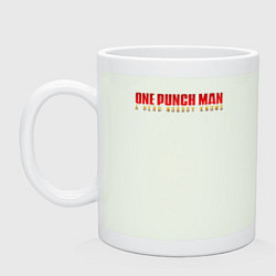 Кружка керамическая One Punch Man a hero nobody knows, цвет: фосфор