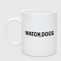 Кружка керамическая Watch Dogs, цвет: белый