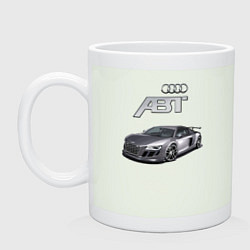 Кружка керамическая Audi TT ABT autotuning, цвет: фосфор