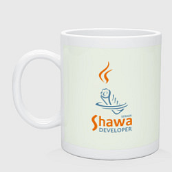 Кружка керамическая Senior Shawa Developer, цвет: фосфор