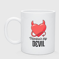 Кружка Valentines Day Devil