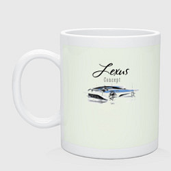 Кружка керамическая Lexus Concept, цвет: фосфор