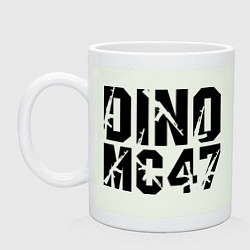 Кружка керамическая Dino MC 47, цвет: фосфор