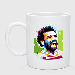 Кружка керамическая Salah Smile, цвет: белый