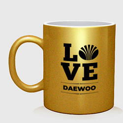 Кружка керамическая Daewoo Love Classic, цвет: золотой