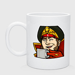 Кружка керамическая Ciaphas Cain Mug mug, цвет: белый